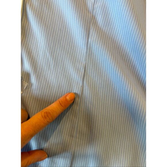 Brooks Brothers NWT blue and white striped button down 14p - Picture 6 of 9